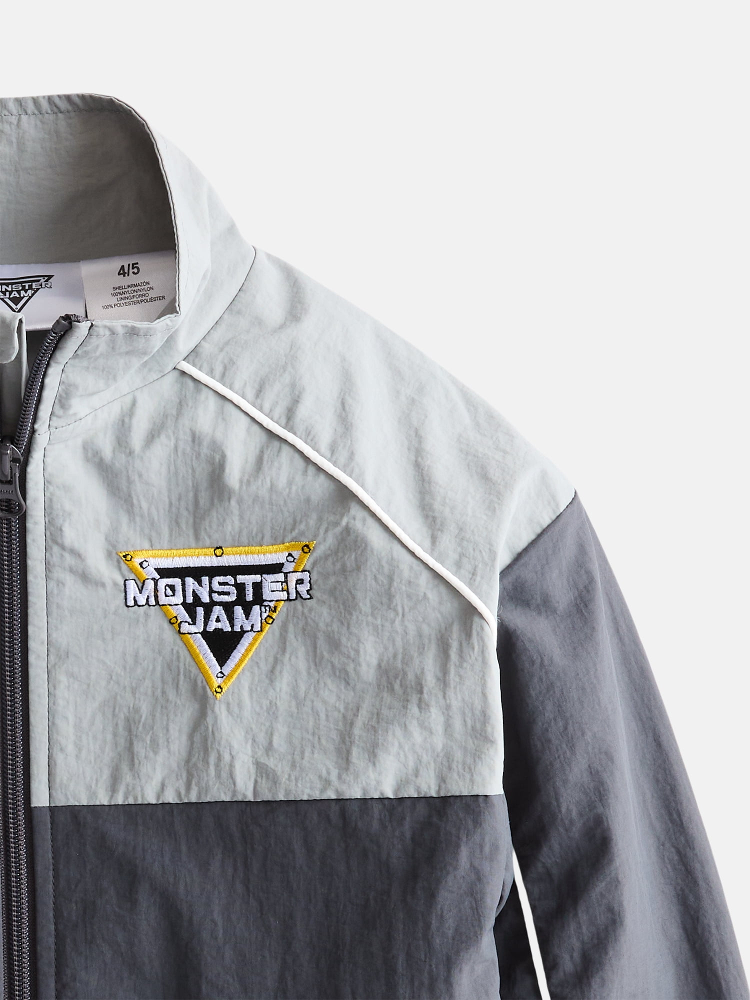Monster Jam Boys Jacket with Long Sleeves, Sizes 4-12