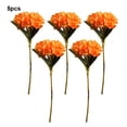 thumbnail image 3 of maskred 5pcs For DIY Durable - Artificial Flower Set For Craft Enthusiasts Non-toxic Realistic Appearance Pets Friendly Light Orange, 3 of 6