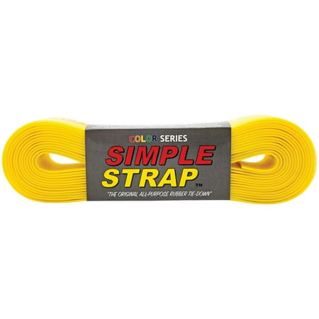

1PK Simple Strap 40 mm x 20 Ft. Yellow Regular Duty Tie-Down Strap