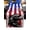 Multicolor, variant on American Flag Table Runner 36 Inches Small, Black US Flag Eagle Kitchen Dining Burlap Linen Tablerunner for Small/Round/Square/Wedding/Coffee/Dining Table Party Home Décor 13 x 36