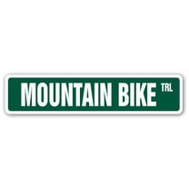 SignMission SS-624-Mountain Bike 24 in. Mountain Bike Street Sign - Biking Off Road Rough Terrain