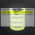 thumbnail image 3 of Fashion YLSDY Safety Vest with Reflective Strips High Visibility Hunting Jogging Breathable Mesh Lightweight Adjustable for Men Yellow Free Size, 3 of 9