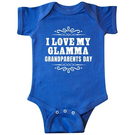 

Inktastic Grandparents Day I Love My Glamma Gift Baby Boy or Baby Girl Bodysuit