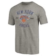 thumbnail image 2 of Men's Gray New York Knicks Team Heritage Tri-Blend T-Shirt, 2 of 3