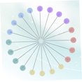 thumbnail image 5 of OUNONA Plum Blossom Patchwork Pins Easy to See and Use for DIY Sewing 200Pcs, 5 of 6