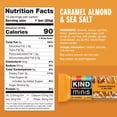 thumbnail image 3 of KIND Minis Gluten Free Caramel Almond & Sea Salt Snack Bars, 0.7 oz, 10 Count Box, 3 of 12