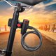 thumbnail image 5 of Candado antirrobo Ehuebsd Para Bicicleta De Montaña Y Carretera Con 2 Llaves Negro 85 cm, 5 of 9