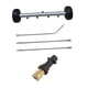 thumbnail image 3 of Limpiador de Chasis para Lavadora a Presión Cepillo Limpiador Bajo Carro con Barra Inclinada Y Recta Adaptador de Latón Incluido Herramienta Resistent gris, 3 of 9