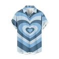 thumbnail image 1 of Walmart+ Semaine Aqestyerly Chemises à Manches Courtes pour Hommes, Mode Décontractée Col Rabattu Imprimé Chemise Cardigan à Boutons, 1 of 3