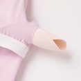 thumbnail image 5 of IBTOM CASTLE Girls 2 Piece Tennis Outfit Tank Top Shorts Set Backless Crop Tank Top Crossover Tummy Control Shorts Yoga Workout Activewear with Side Pockets 9-10 Years 浅粉色, 5 of 7