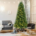 thumbnail image 3 of Costway 8ft Pre-lit Hinged Christmas Tree?w/ Remote Control & 9 Lighting Modes, 3 of 10