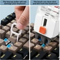 thumbnail image 3 of WH Keyboard Cleaning Kit Laptop Cleaner,10-in-1 Computer Screen Cleaning Brush Tool,Multi-Function PC Electronic Cleaner Kit Spray for iPad iPhone Pro,Earbuds,Camera Monitor,All-in-one with Patent, 3 of 8