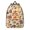 Mushroom and Morel, variant on Mushroom and Moth Black Pattern Backpack for School, Cute School Bag with Adjustable Shoulder Straps and Padded Back, 15.7"x11.8"x5.5"