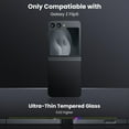 thumbnail image 3 of for Samsung Galaxy Z Flip 7 Tempered Glass Camera Lens Protector, Luxury Slim Fit Anti-Scrach Anti-Fingerprint Anti-drop Dust-proof Lens Film for Samsung Galaxy Z Flip 7, Multicolour, 3 of 5