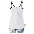 thumbnail image 4 of 2 Piece Swimsuit Sets for Women,Modest Swimwear for Old Women 2 Piece Bathing Suits Hide Belly Tops with Shorts Hawaiian Vacation Tankini Swimsuit, 4 of 6