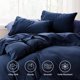 thumbnail image 3 of Queen Sheet Set - 4 Pieces Soft Queen Size Sheets - Breathable & Cooling - Hotel Luxury - Easy Care Polyester Microfiber Bedding for Women, Men, Dark Grey, 3 of 5