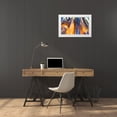 thumbnail image 3 of Bolokofsky, Ronald 24x17 White Modern Wood Framed Museum Art Print Titled - Big City View II, 3 of 4