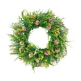 thumbnail image 4 of Corona de flores Strade Fareast Limited Adorno elegante corona Artificial colgante para el hogar patio festival decoración de ventanas primavera 50CM, 4 of 8