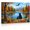 Frame-style, variant on Rustic Nature Wall Art Bear Mountain Lake Eagle Camping Cabin Decor Poster