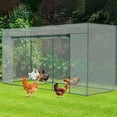 thumbnail image 6 of Crop Cages for Garden Plant, 11.8x3.9x6 Ft Plant Protection Tent with Zippered Door, Raised Bed Cover, Garden Bed Cover with Frame, Wind-Resistant Plant Cages for Outdoor Plants Vegetable Flower, 6 of 8