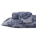 thumbnail image 5 of Luna Queen Cotton Duvet Cover Set of 3 100% Cotton Quilt Cover Bedding Set Lightweight Comforter Cover with Two Pillow Cases, Blue, 5 of 11