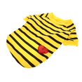 thumbnail image 2 of BRIGHTFUFU Camiseta de algodón de algodón transpirable Camiseta a rayas Camiseta de cachorro, 2 of 7