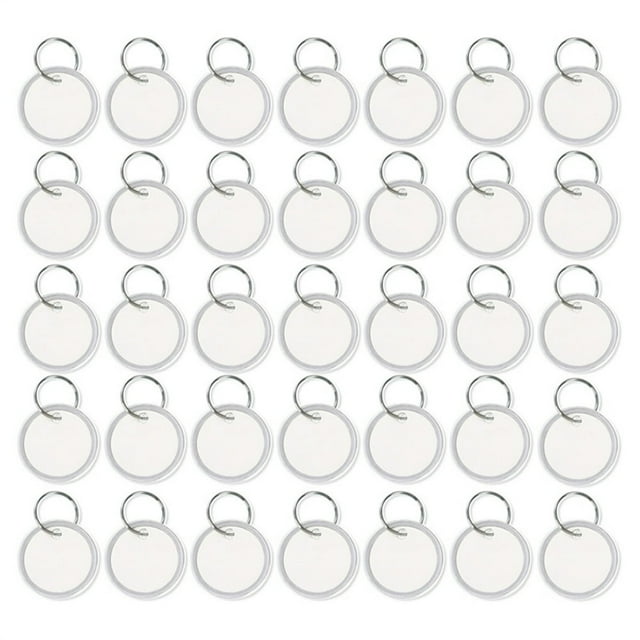 100 Pieces DIY Dog Tags Multipurpose Craft Prop Handicraft Material Small Pendant Accessory Key Craft Props