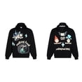 thumbnail image 1 of Sweat à Capuche Planète Cassé Tendance Américaine Imprimé Amusant de Rue plus Velours design Ample, 1 of 5