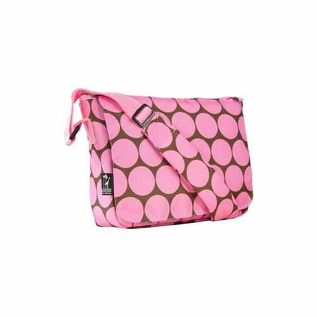 Wildkin Dot Pink 13 Inch X 10 Messenger Bag Wildkin Dot Pink 13 Inch X 10 Messenger Bag