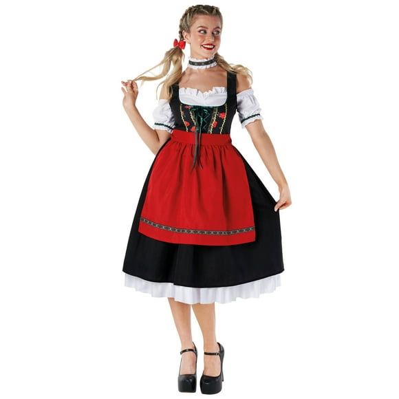 Disfraz Dirndl Morph Oktoberfest para mujer, talla 2 XL
