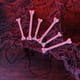 thumbnail image 4 of Collar con colgante de hueso de Halloween, colgante de hueso de simulación de plástico, gargantilla, cadena, suministros para fiesta de Halloween, 2 uds. JM, 4 of 5