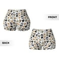 thumbnail image 5 of Picia Cute Cats Printed Workout Shorts for Women Seamless Scrunch Butt Lifting High Waisted Yoga Gym Booty Running Moisture-wicking Short Pants-Small, 5 of 9