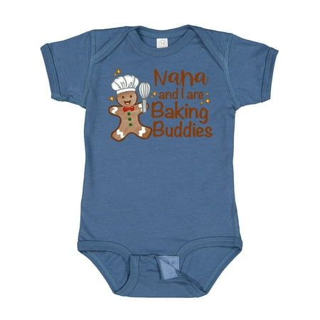 

Inktastic Nana and I Are Baking Buddies Gift Baby Boy or Baby Girl Bodysuit