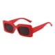 thumbnail image 1 of Gafas de sol Fernando rectangulares para mujer y hombre Rojo Negro Gris, 1 of 8