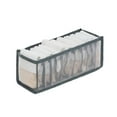 thumbnail image 2 of Leaveforme Underwear Drawer Organizer - Underwear Storage Divider Boxes Includes 6/7/11 Closet Compartments for Socks Bras Ties Lingerie Scarves Organizing, 2 of 8