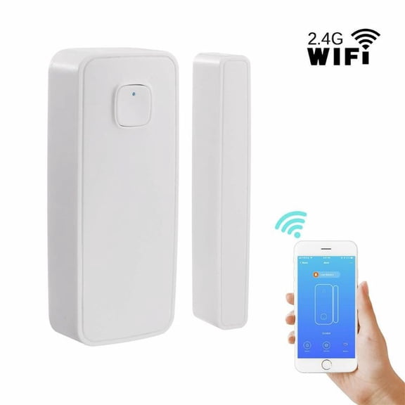 ZUARFY 1Set Smart Home Security Wireless Door Alarm WiFi Window Door Sensor Detector Via App Control for Amazon Alexa Google Home System