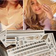 thumbnail image 3 of 8 Sheets Tattoo Stickers Waterproof Body Art Sticker Temporary Body Tattoo, 3 of 5