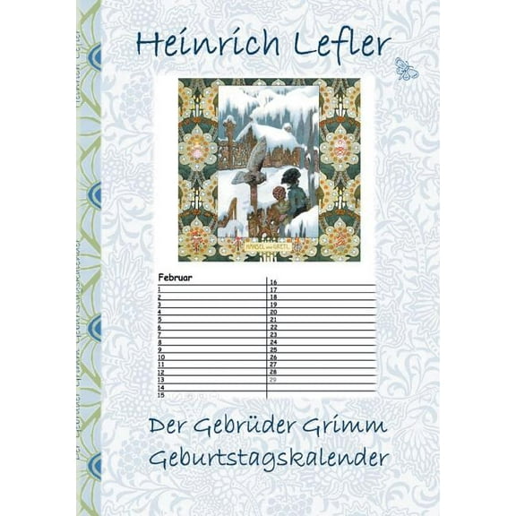 Der GebrÃ¼der Grimm Geburtstagskalender: MÃ¤rchen, Kalender, Jahreskalender, Kinder, Kinderbuch, Klassiker, Schulkinder, V, (Paperback)