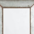 thumbnail image 3 of Rectangular Metal Frame Accent Mirror with Keyhole Hanger, Galvanized Gray, 3 of 6