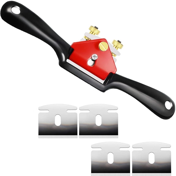 BlinkLLX Adjustable Spokeshave with Flat Base and 2 Metal Blade 1