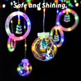 thumbnail image 3 of Christmas Window Hanging Light Decorations: Fairy Curtain Light with, 3 of 4