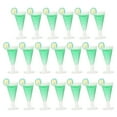 thumbnail image 1 of Miniature Cocktail Glasses, Elegant Compact Beautiful 1/12 Scale Simulation Life Scene Dollhouse Cocktail Glasses  For Toy For Dollhouse Decorations Green, 1 of 8
