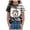 GwsjT321-Black, variant on UAYOTSE Kids Cute Ghost Pattern Halloween Tees Relax Cotton Crew Neck Shirts for Holiday School Costume Multiple Colors Offered,Sizes 5-6 Years