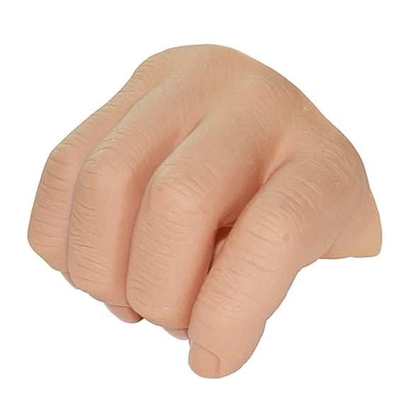 WRITWAA 1Pc Fake Hand Prosthetic Hand Magic Trick Prop Beige Plastic Durable Realistic Stage Gimmick