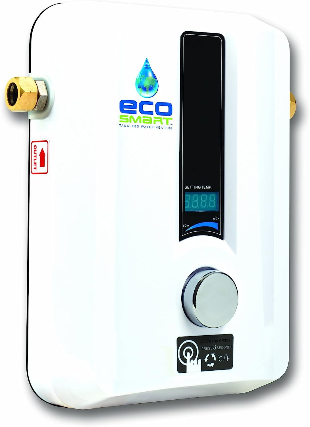 EcoSMART 220V 8.0kW Tankless Electric Water Heater ECO 8