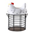 thumbnail image 1 of Egg Storage Basket Large-capacity Chicken Cover With Ceramic Nordic Egg Storage Holder For Kitchen - Jxlgv, 1 of 5