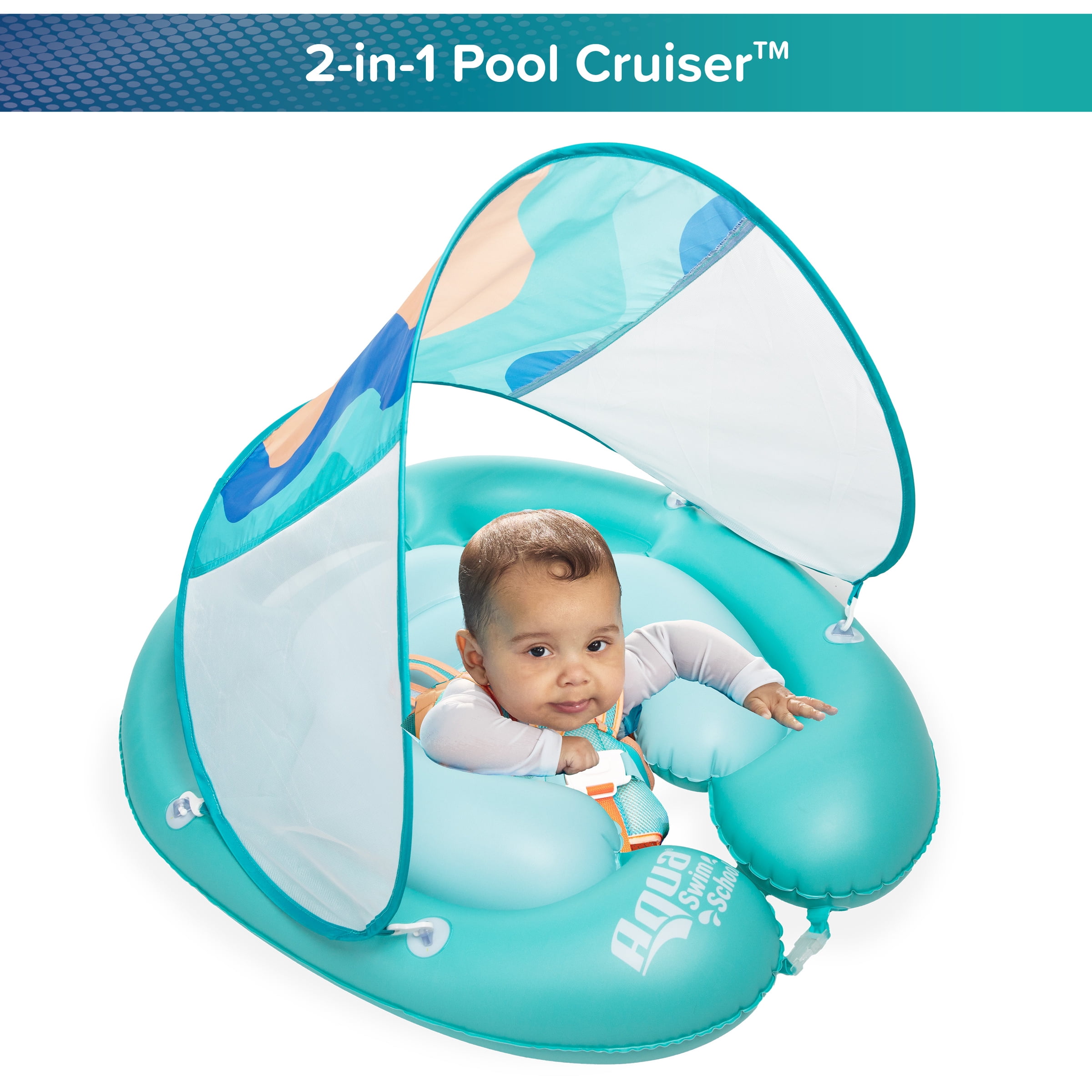 Aqua Leisure Swim School Pool Cruiser Bateau gonflable pour bébé