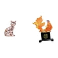 thumbnail image 1 of Elegante Escultura De Fusión De Gato Y Carpa, Figura Moderna De Animal, Adorno Artístico Para Chimenea, Escritorio, Dormitorio, Oficina, Decoración Del Hogar, Estilo Chino., 1 of 8