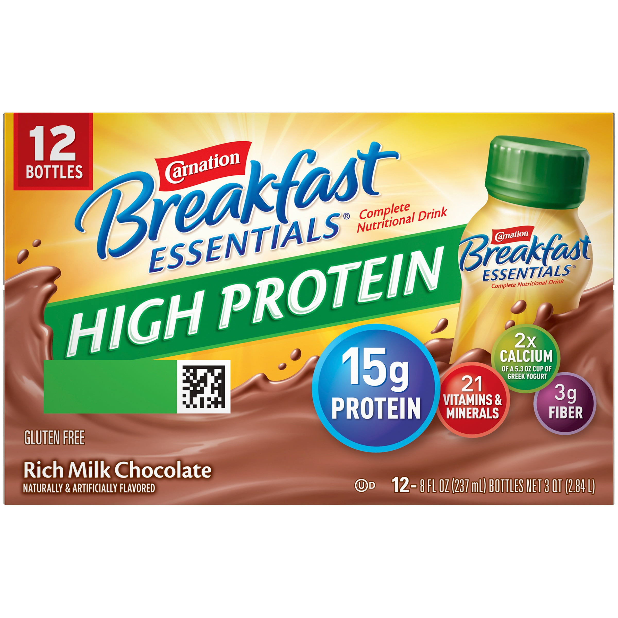 Carnation Breakfast Essentials Complete Nutritional Drink Rich Milk