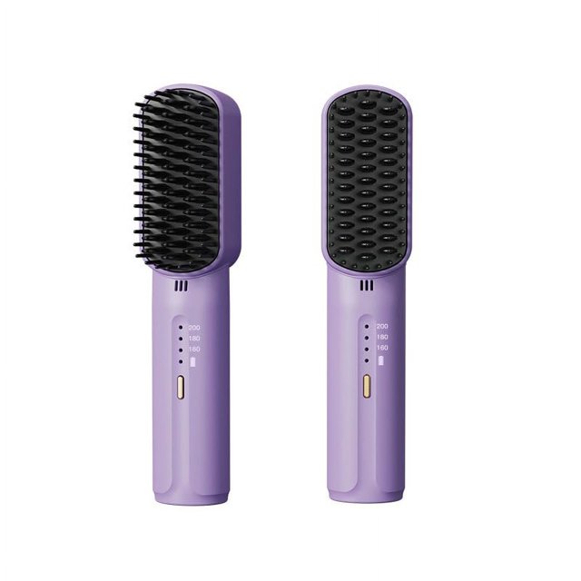 Cepillo alisador de pelo inalámbrico B.ZSSY con carga USB